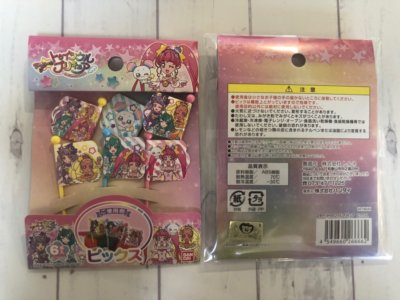 セリアで買ったプリキュアのピックス