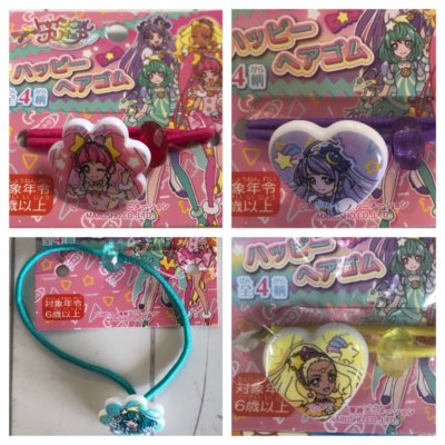 セリアで販売しているプリキュアのゴム