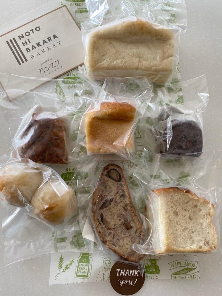 パンのサブスク「パンスク」の届いたパン