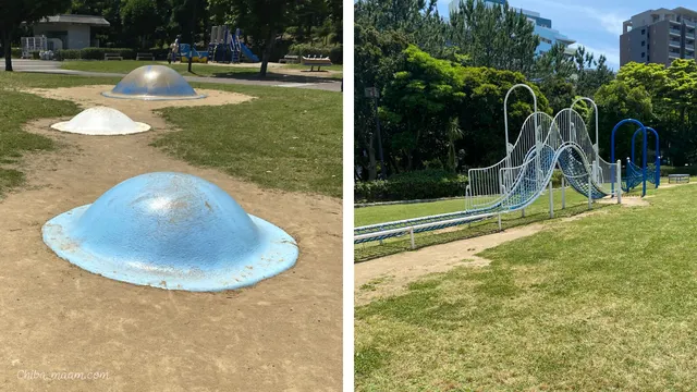 幕張海浜公園「わんぱく広場」の遊具